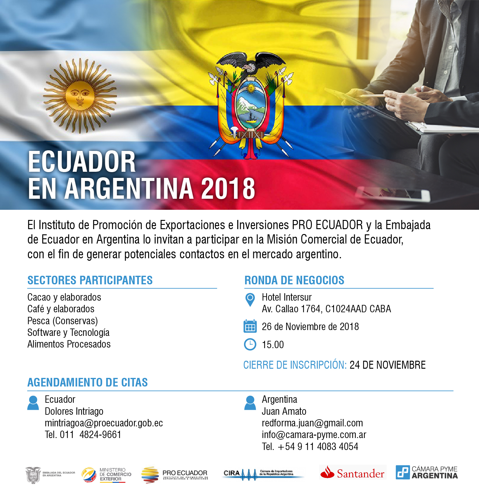 Ecuador en Argentina 2018 Cámara Pyme Argentina